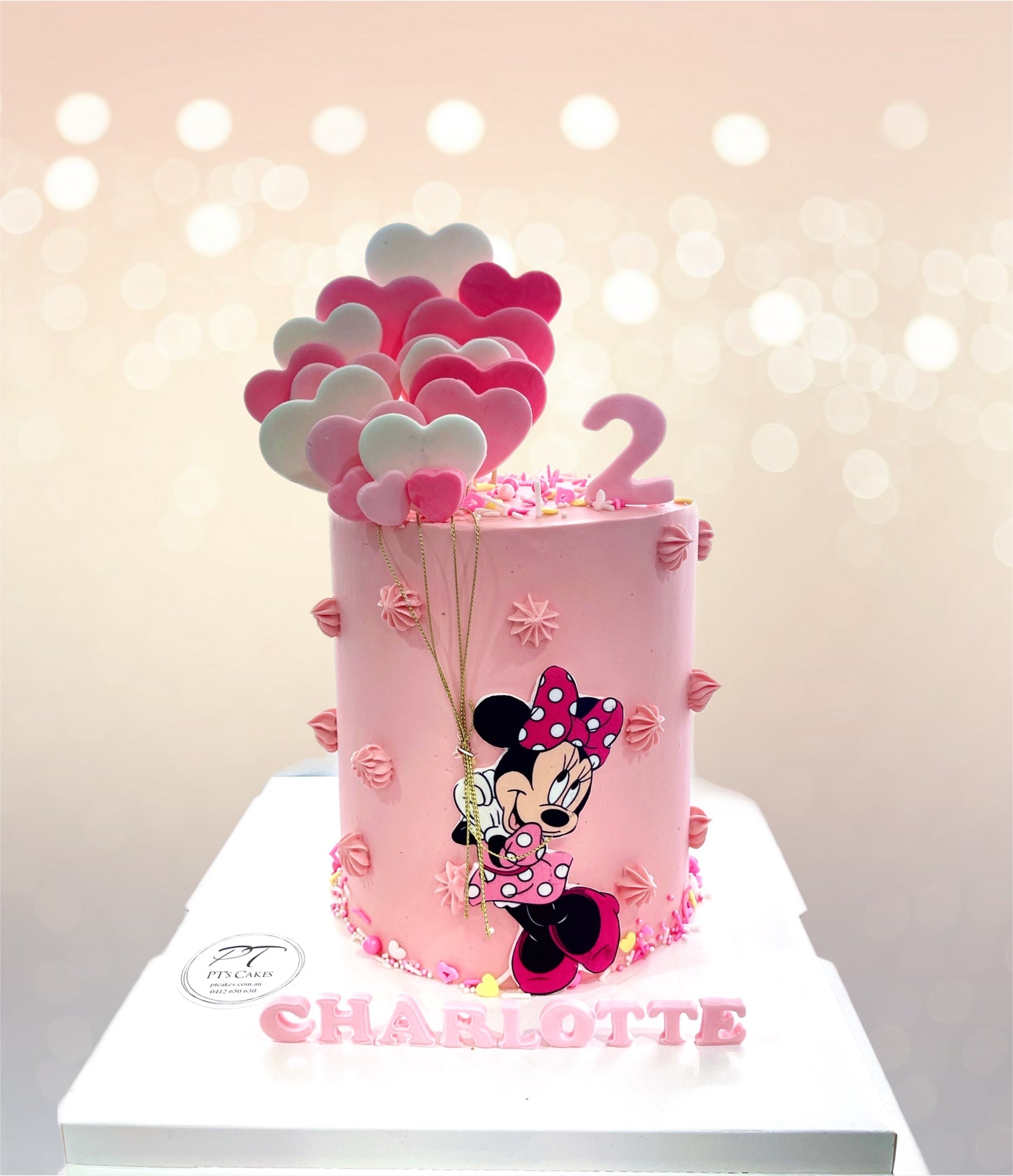 Minnie Mouse Lover Birthday Cake
