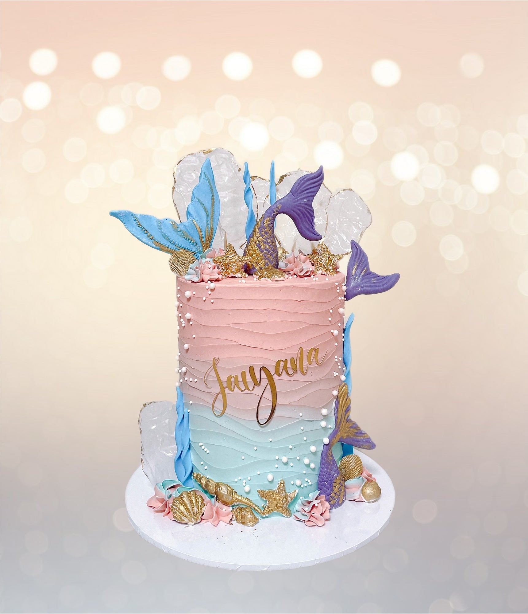 Mermaid Tails Birthday Cake