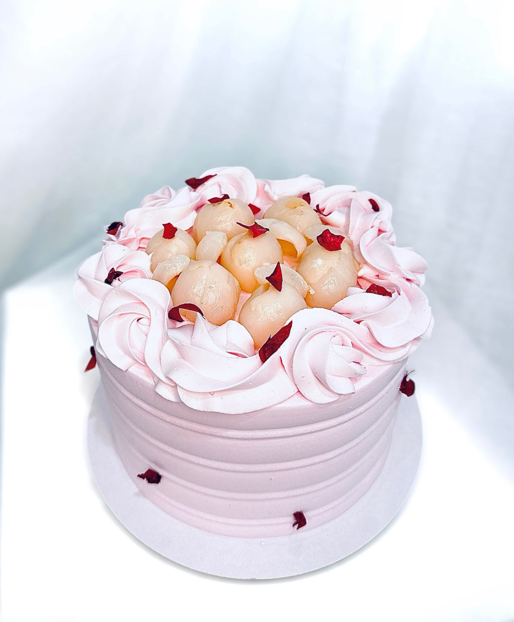 Rose and Lychee Cake