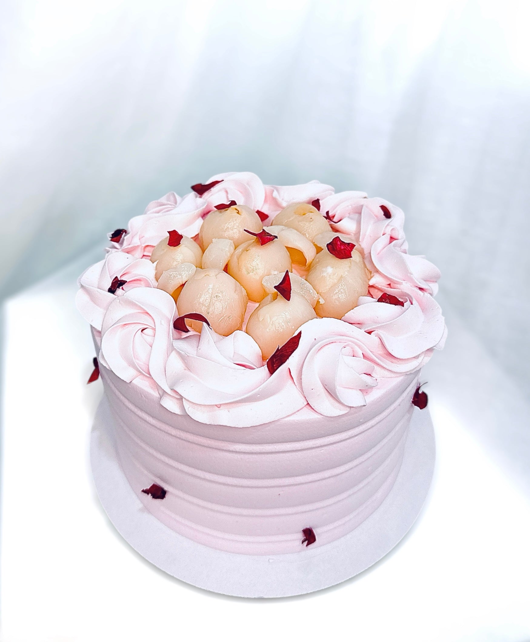 Rose and Lychee Cake
