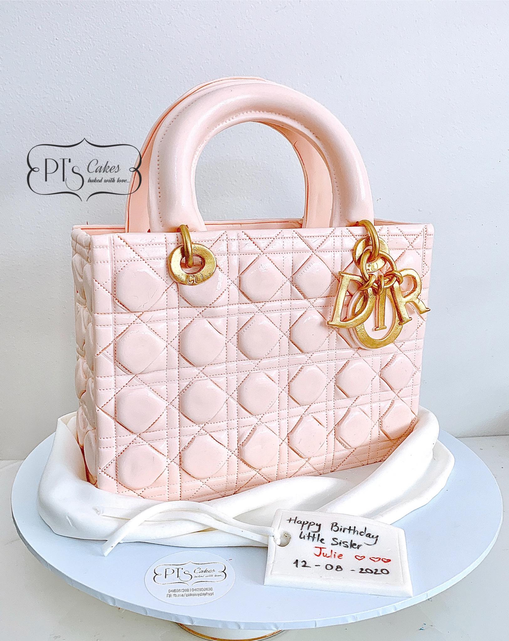Pink Mulberry Handbag Cake with Jimmy Choo Shoe | Susie's Cakes