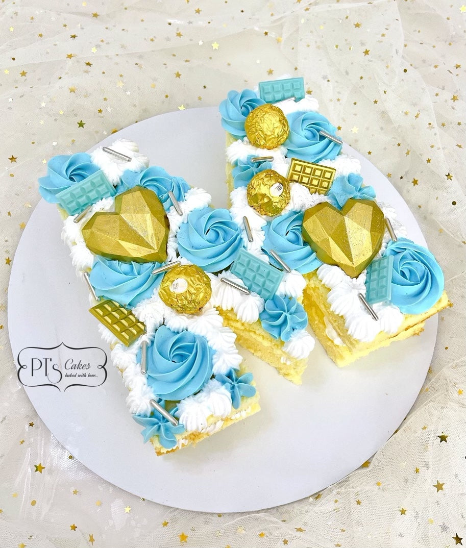 Letter M - Sponge cake