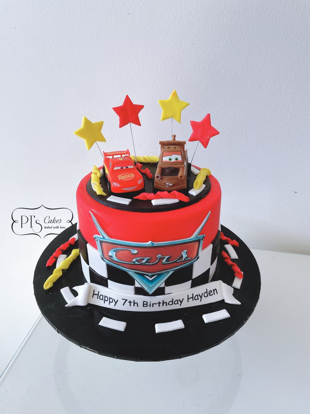 Lighting McQueen cake 1
