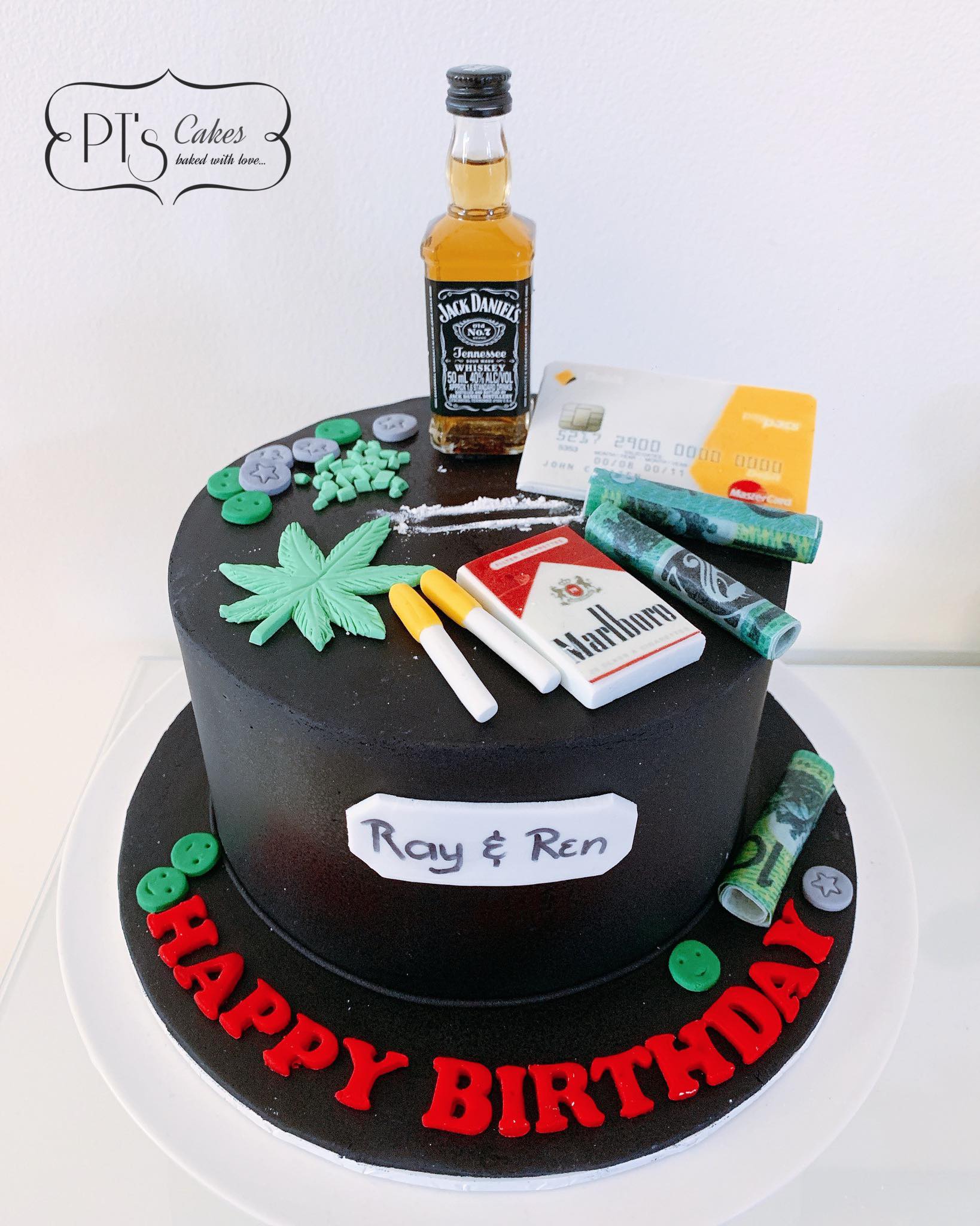 Rather Be High cake